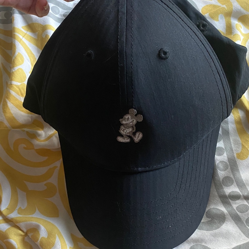 Disney Black Cap with Mickey Mouse Embroidery